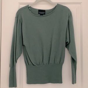 Cynthia Rowley Forest Green wool sweater
